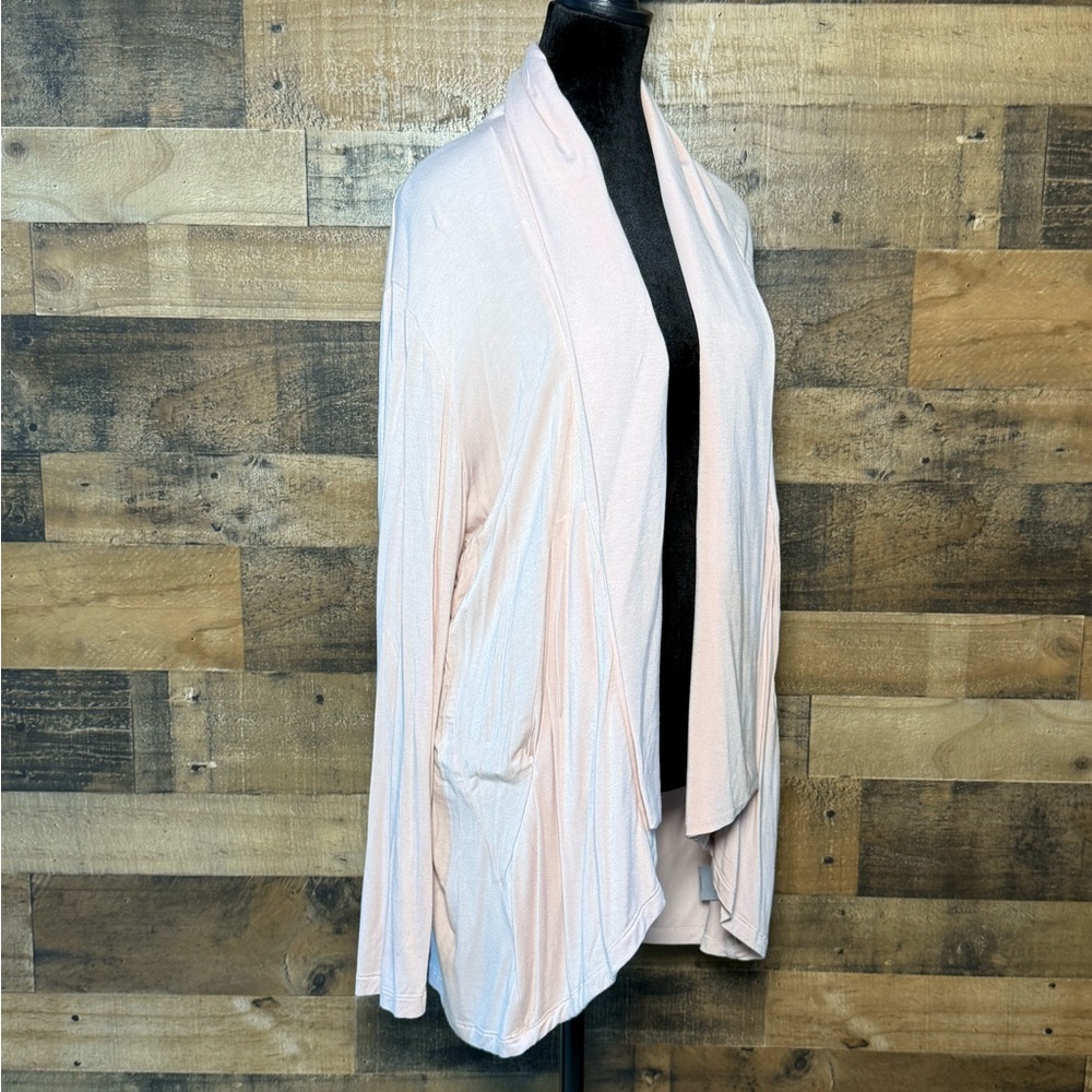 Express Women's Light Pink Open Cardigan Long Sle… - image 2